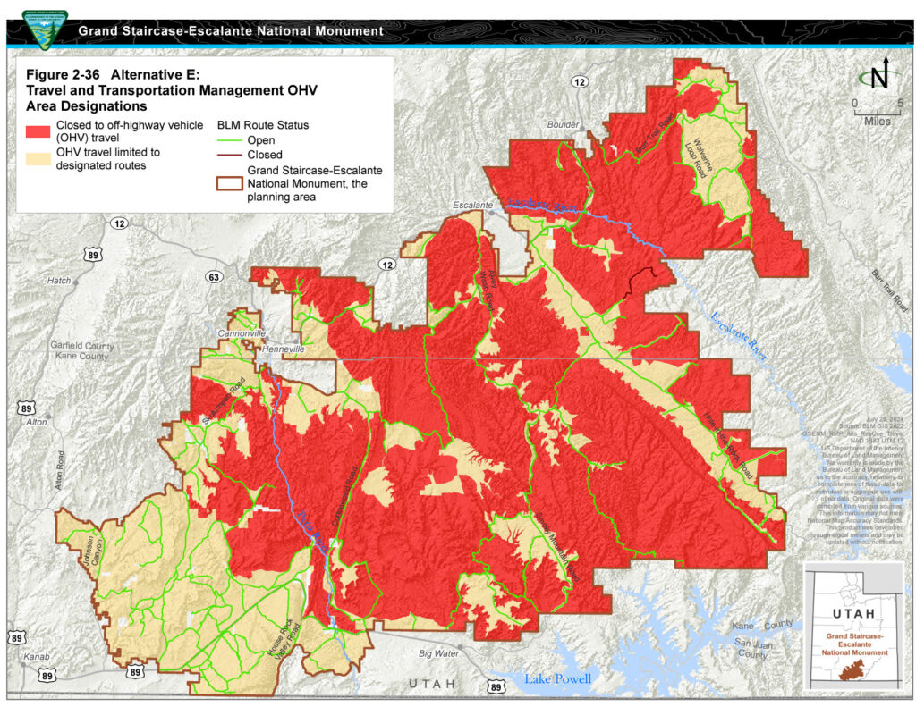 Grand Staircase closures
