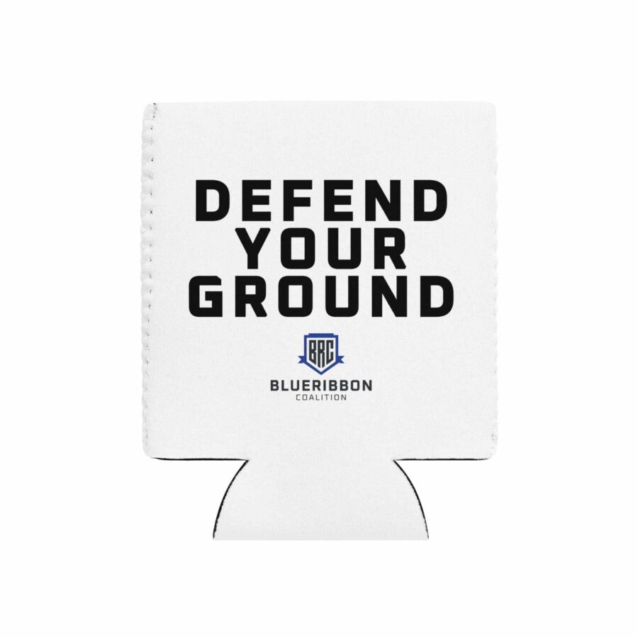 Defend Your Ground Can Cooler