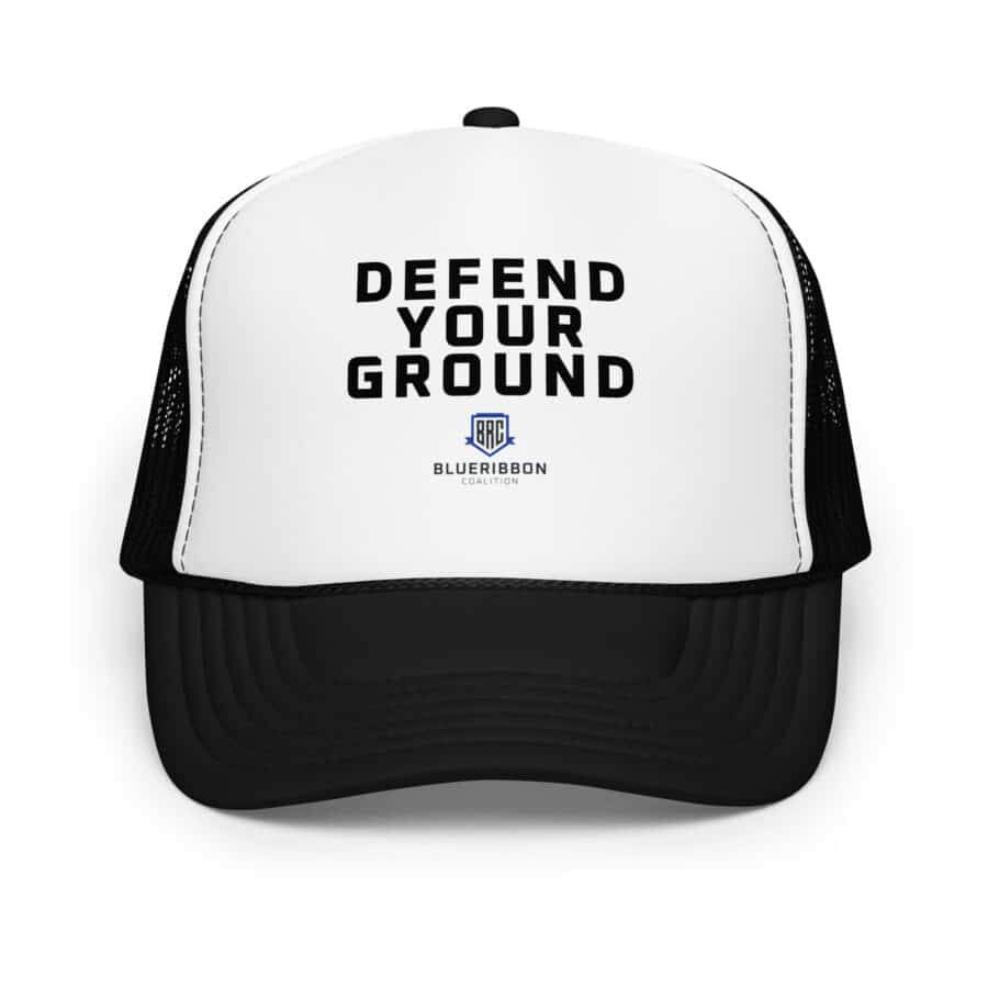 Defend Your Ground Foam Trucker Hat - Image 4