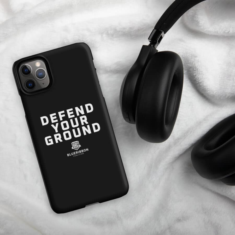 Defend Your Ground Snap Case for iPhone® - Black - Image 6