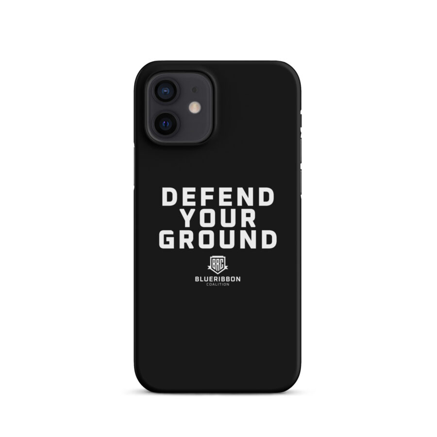 Defend Your Ground Snap Case for iPhone® - Black - Image 5