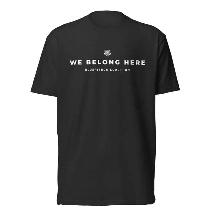 We Belong Here - Unisex Fitted T-Shirt - Next Level 6210 - Image 2