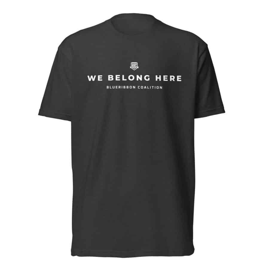 We Belong Here - Unisex Fitted T-Shirt - Next Level 6210 - Image 3