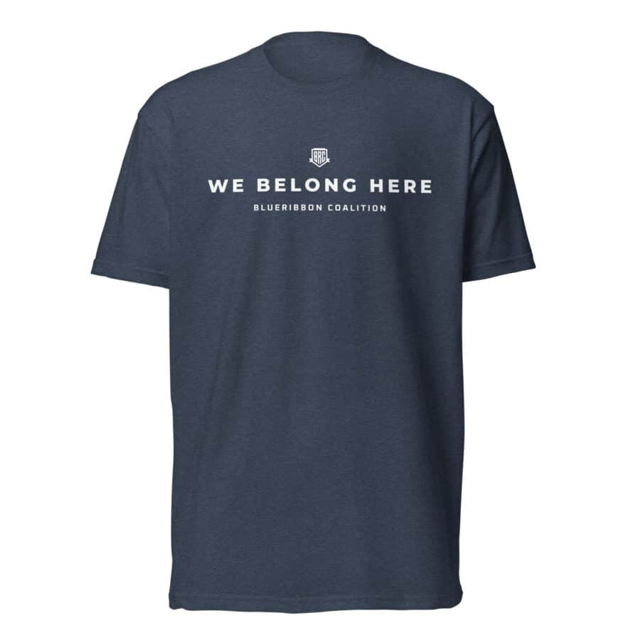 We Belong Here - Unisex Fitted T-Shirt - Next Level 6210 - Image 4