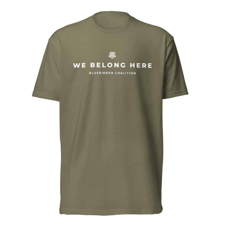 We Belong Here - Unisex Fitted T-Shirt - Next Level 6210 - Image 5