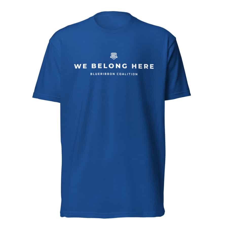 We Belong Here - Unisex Fitted T-Shirt - Next Level 6210