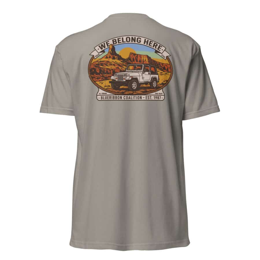 We Belong Here - Moab - Unisex Fitted T-Shirt - Next Level 6210 - Image 4