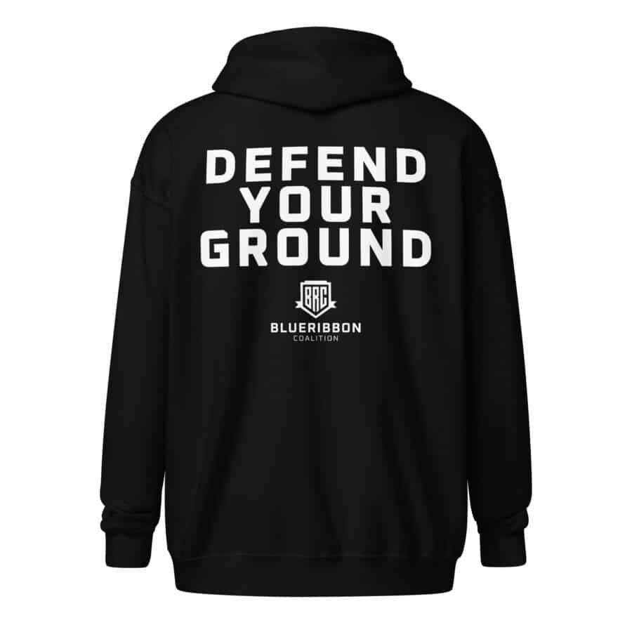 Defend Your Ground Unisex Heavy Blend Zip Hoodie - Image 2