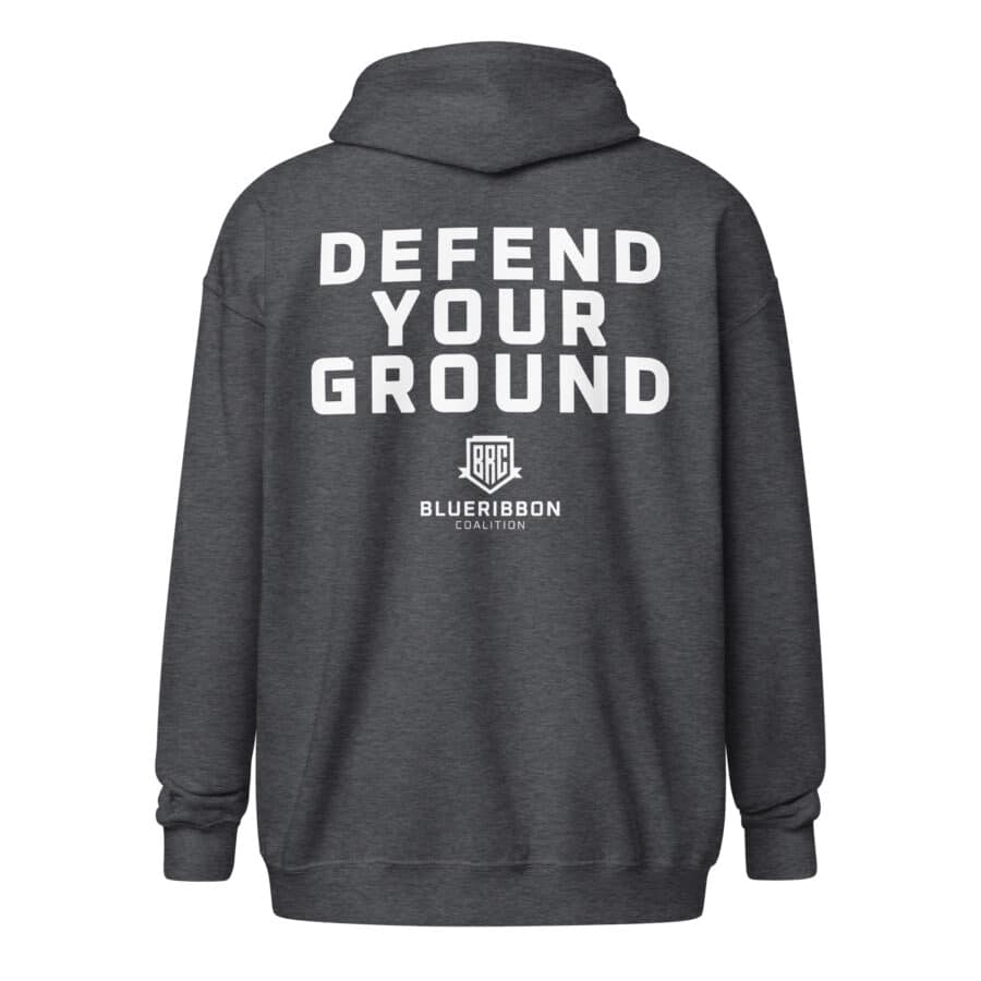 Defend Your Ground Unisex Heavy Blend Zip Hoodie - Image 4