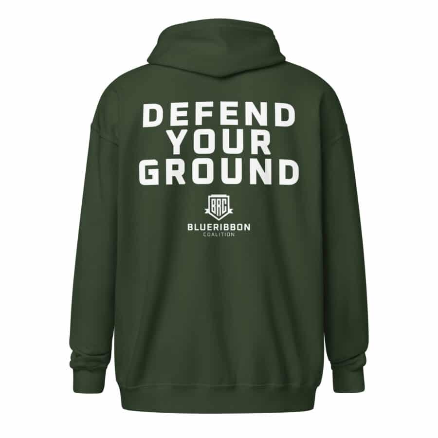 Defend Your Ground Unisex Heavy Blend Zip Hoodie - Image 3