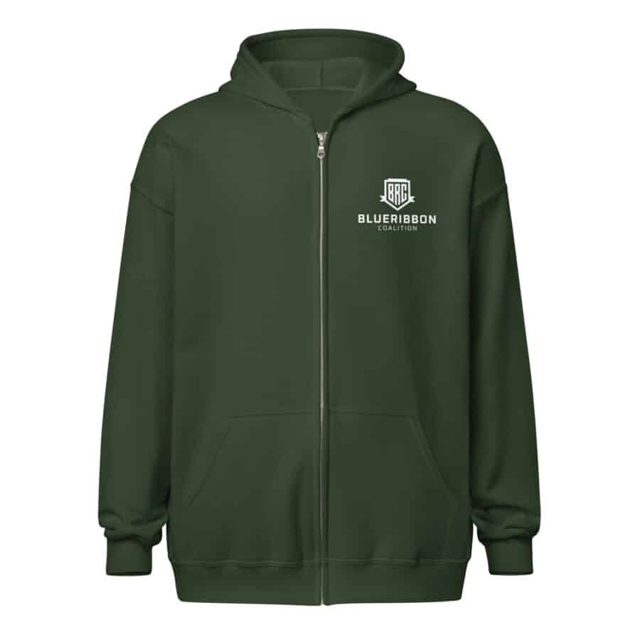 Defend Your Ground Unisex Heavy Blend Zip Hoodie - Image 8