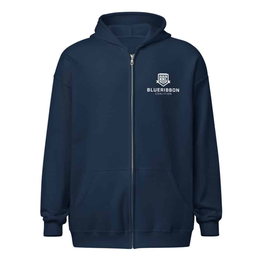 Defend Your Ground Unisex Heavy Blend Zip Hoodie - Image 7