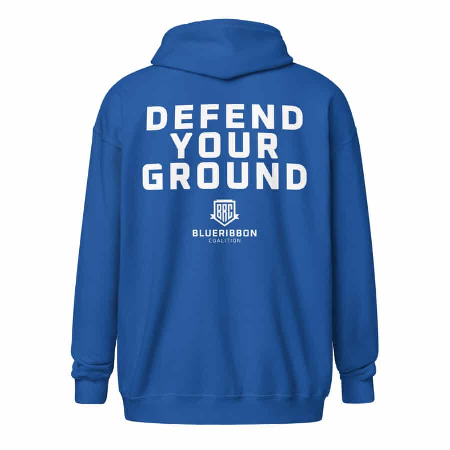 Defend Your Ground Unisex Heavy Blend Zip Hoodie - Image 5