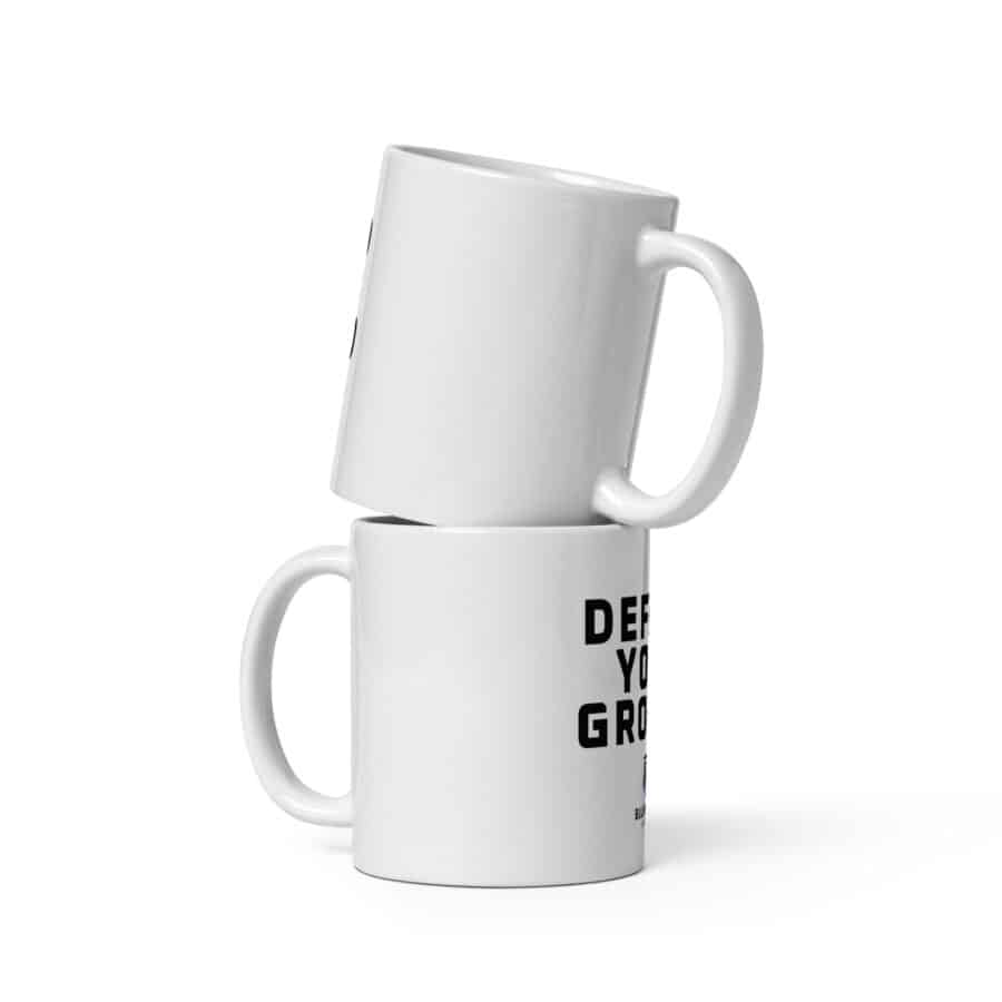 Defend Your Ground White Glossy Mug - Image 2
