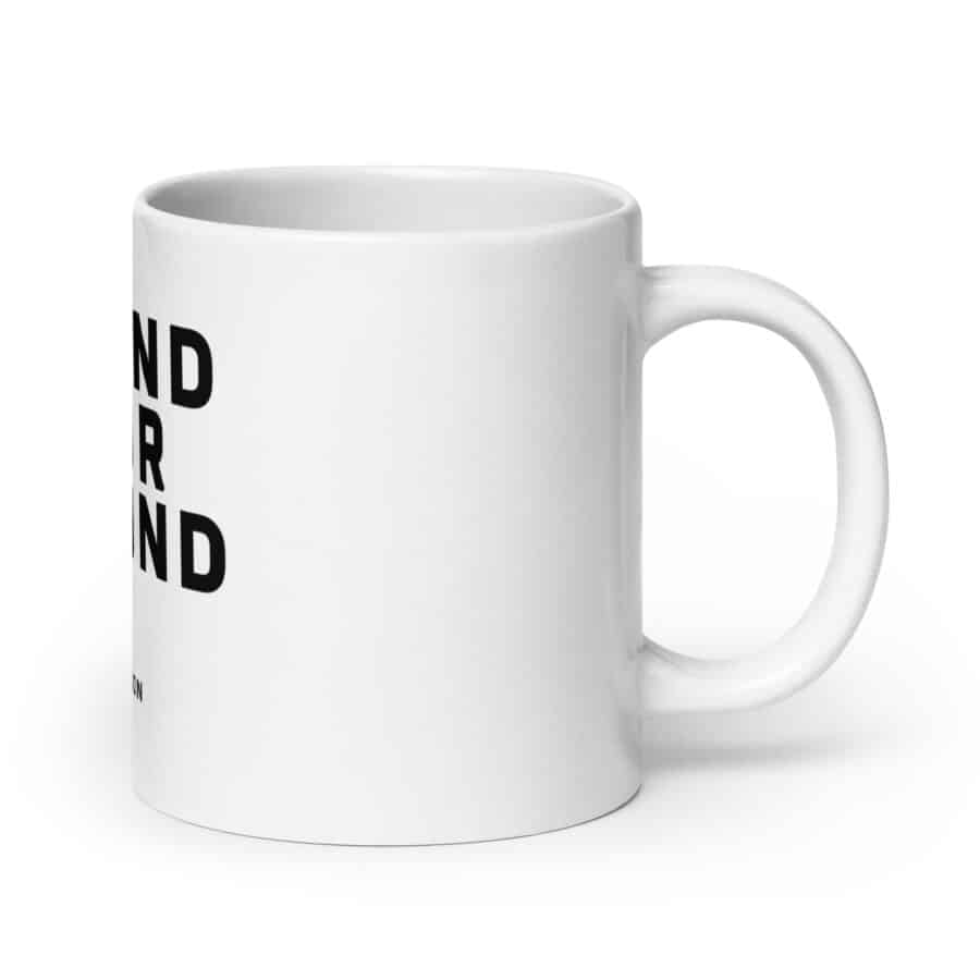Defend Your Ground White Glossy Mug - Image 8