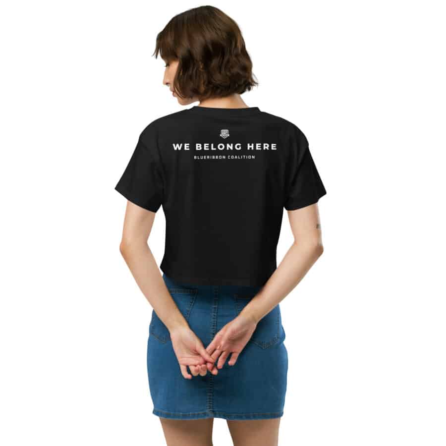 We Belong Here Women’s Crop Top - Image 8