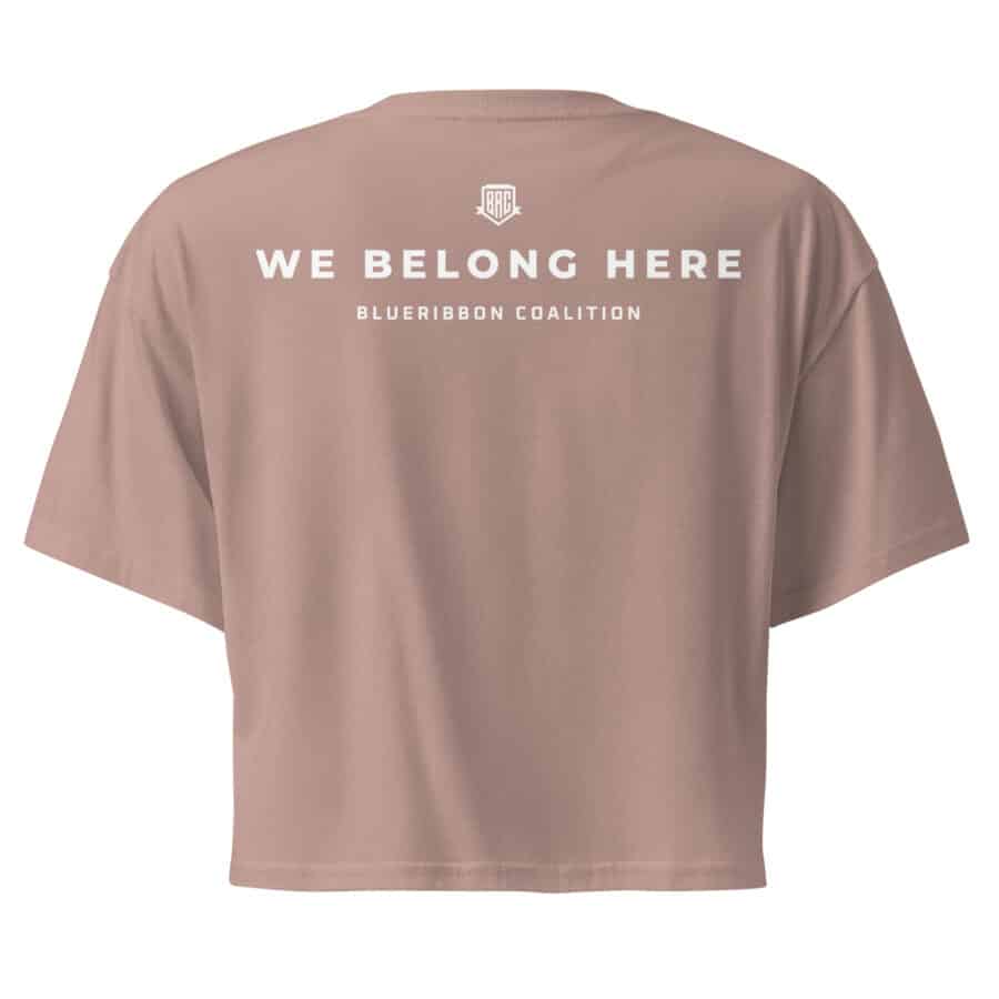 We Belong Here Women’s Crop Top - Image 6