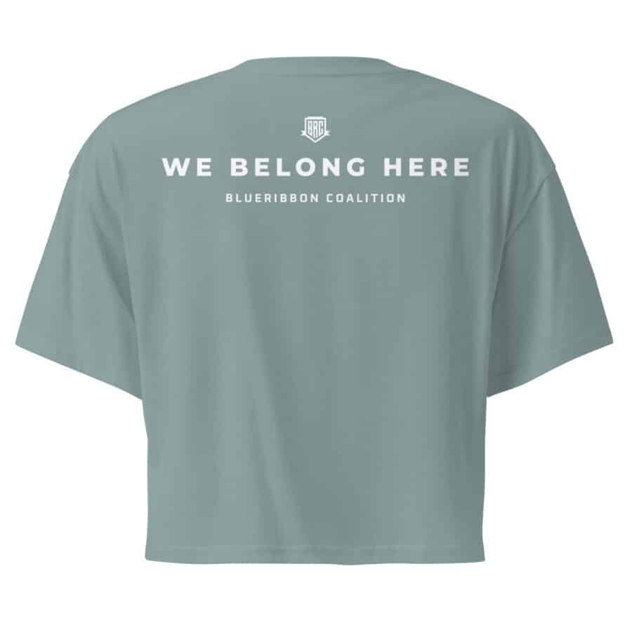 We Belong Here Women’s Crop Top - Image 5