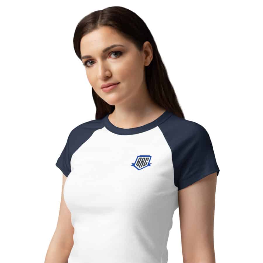 We Belong Here Women’s Micro Rib Raglan Baby Tee - Image 15
