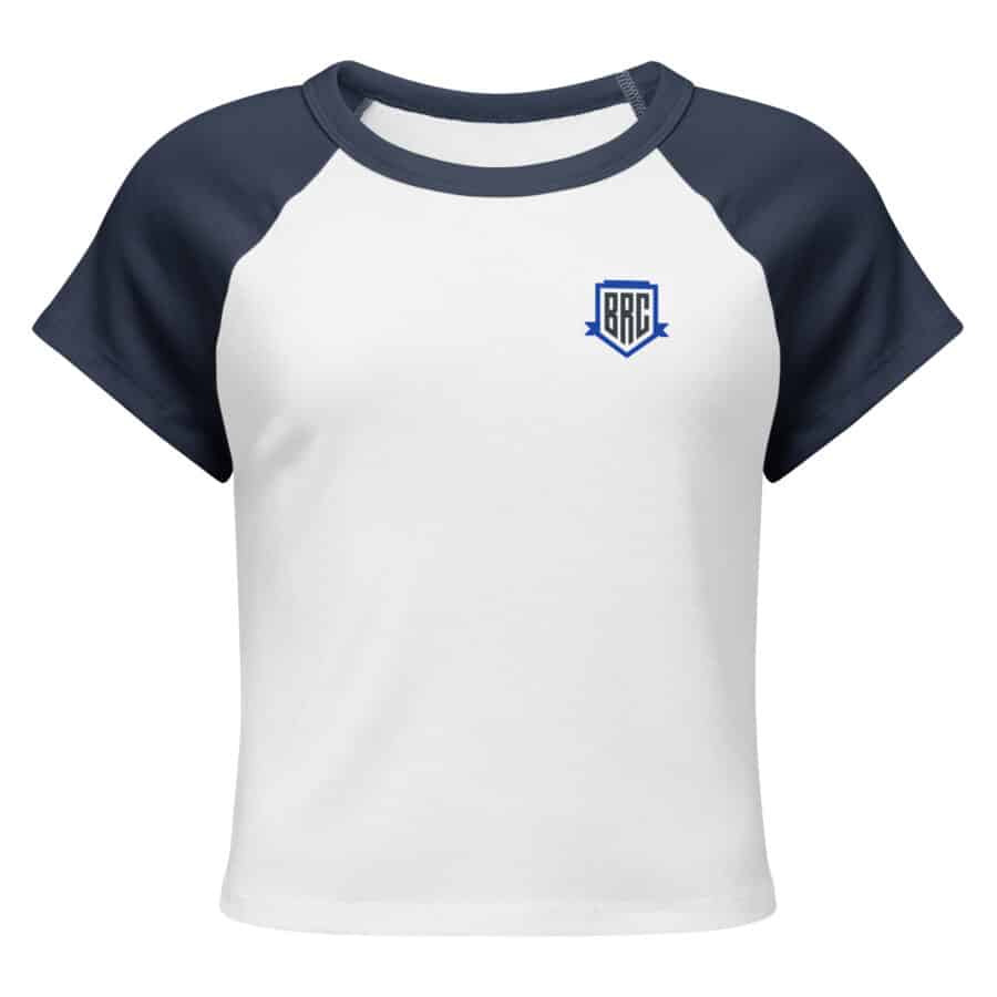 We Belong Here Women’s Micro Rib Raglan Baby Tee - Image 3