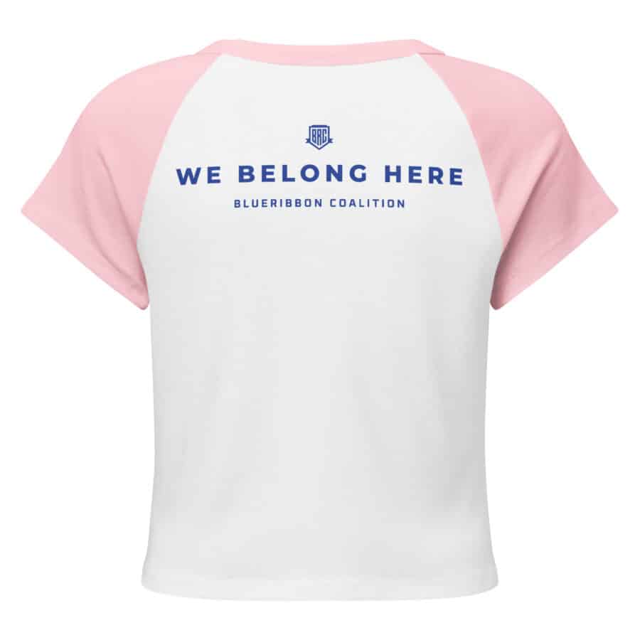 We Belong Here Women’s Micro Rib Raglan Baby Tee - Image 12