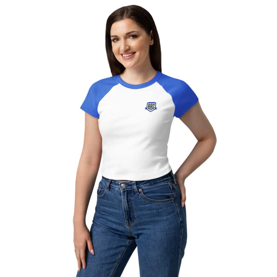 We Belong Here Women’s Micro Rib Raglan Baby Tee - Image 13