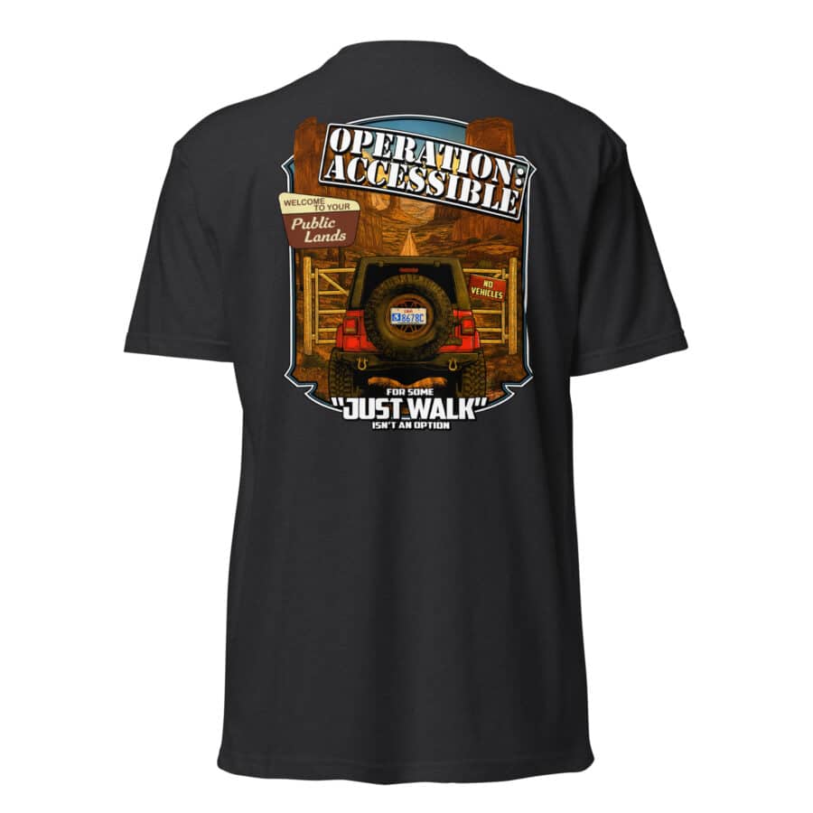 "Just Walk" Unisex Fitted T-Shirt - Next Level 6210 - Image 8