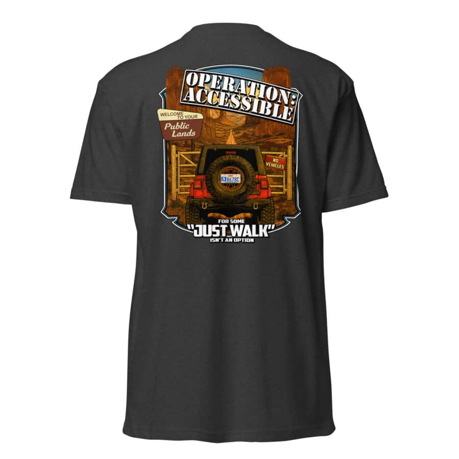 "Just Walk" Unisex Fitted T-Shirt - Next Level 6210 - Image 9