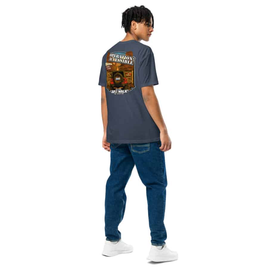 "Just Walk" Unisex Fitted T-Shirt - Next Level 6210 - Image 13