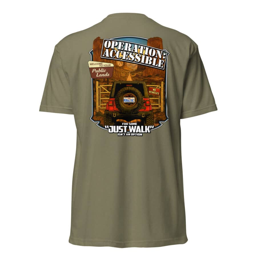 "Just Walk" Unisex Fitted T-Shirt - Next Level 6210 - Image 11