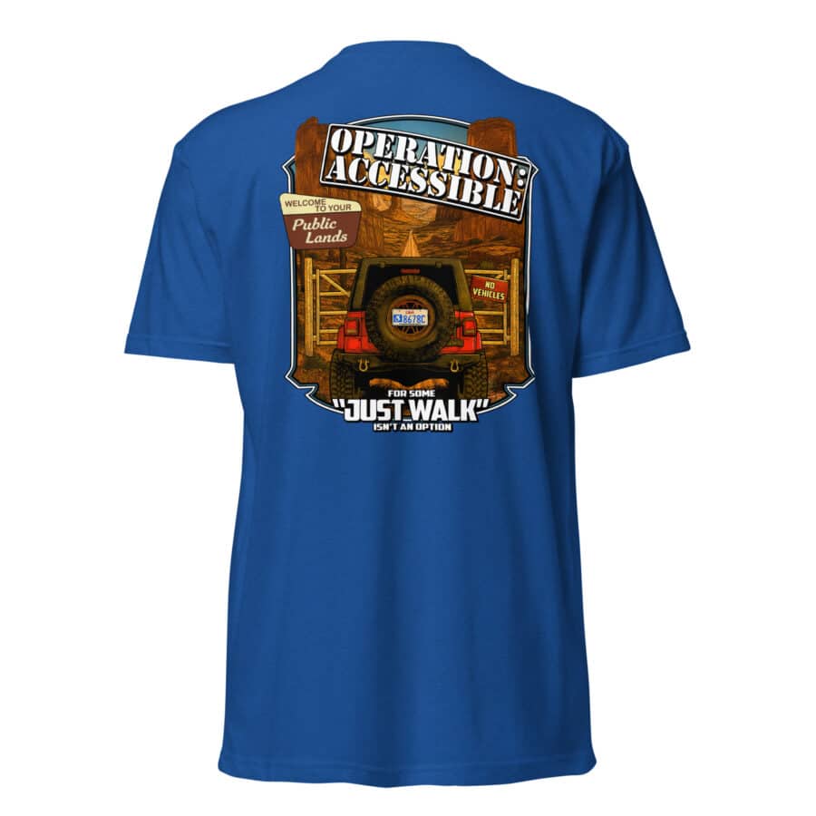 "Just Walk" Unisex Fitted T-Shirt - Next Level 6210 - Image 10