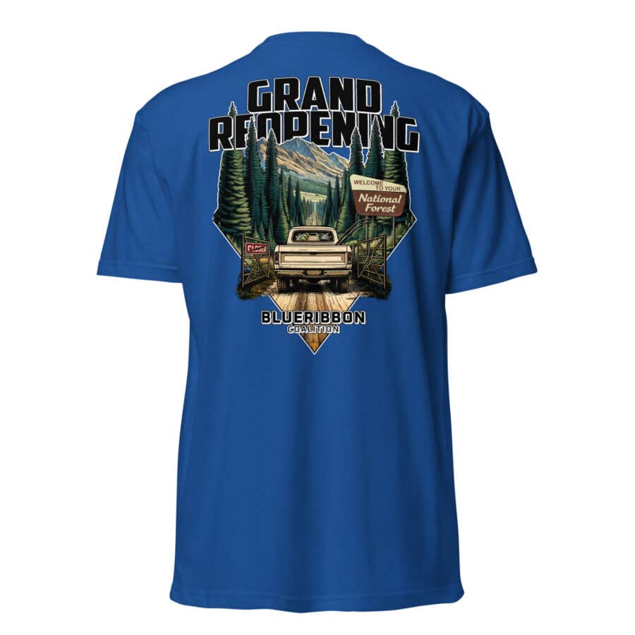 National Forest Grand Reopening - Unisex Fitted T-Shirt - Next Level 6210 - Image 4