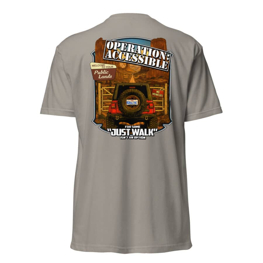 "Just Walk" Unisex Fitted T-Shirt - Next Level 6210 - Image 12