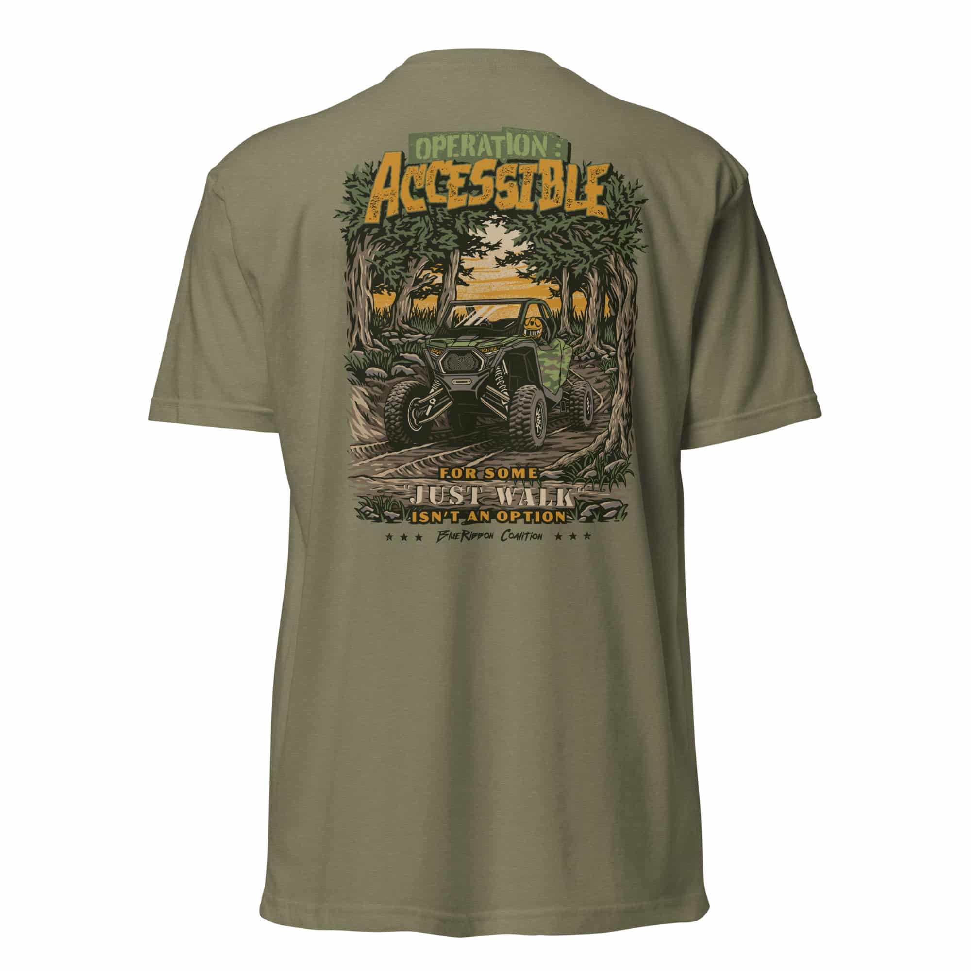 Operation:Accessible SxS - Unisex Fitted T-Shirt - Next Level 6210 - Image 2