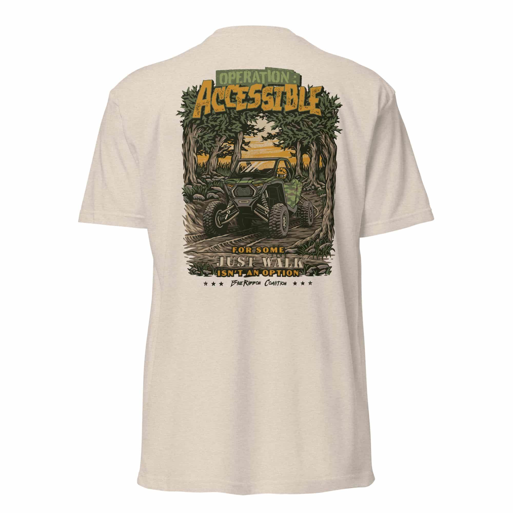 Operation:Accessible SxS - Unisex Fitted T-Shirt - Next Level 6210 - Image 3